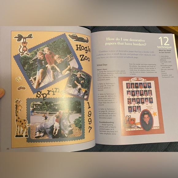 SCRAPBOOKING for the first time Book; Word fetti stickers (114 count); NWT. - Picture 5 of 6